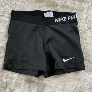 Nike pros spandex shorts size M
